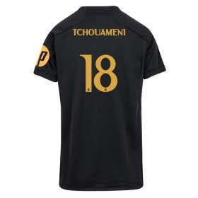 Real Madrid Aurelien Tchouameni #18 Tredje Kläder Dam 2023-24 Kortärmad